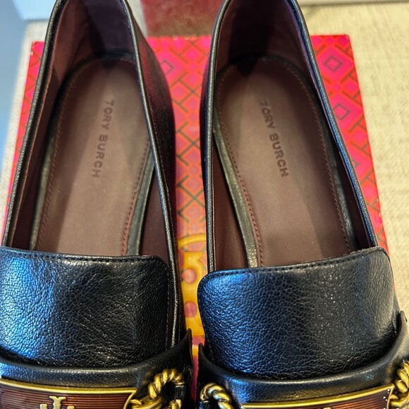 Tory Burch Perrine Square-Toe Loafers - Picture 8 of 9